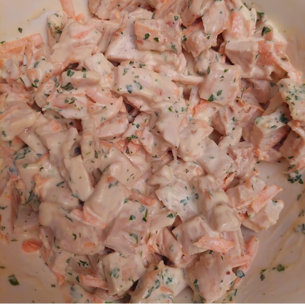Insalata di tacchino-piatto freddo perfetto per l'estate